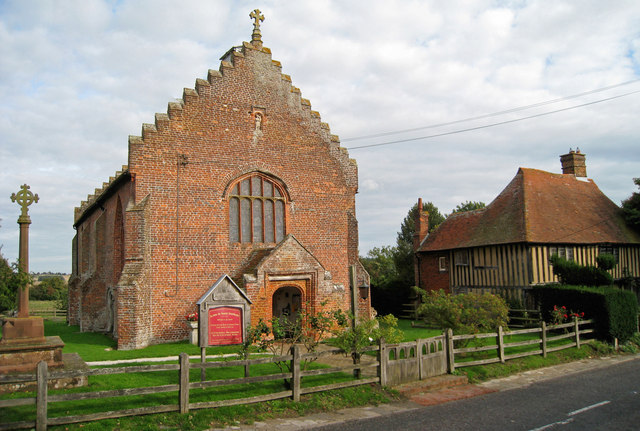 File:St John the Baptist Church, Small Hythe, Kent - geograph.org.uk - 957959.jpg