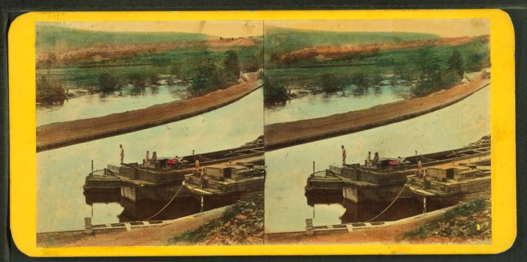 File:View from the weigh lock of the Delaware and Hudson Canal, from Robert N. Dennis collection of stereoscopic views 2.jpg