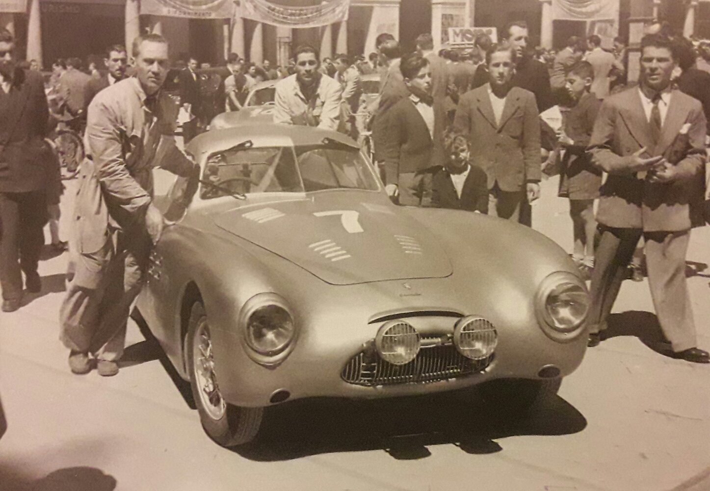 Стирлинг Мосс тренировка перед Mille Miglia 1955