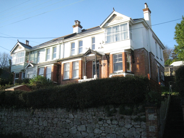 File:Big old semi-detached houses, Higher Brimley - geograph.org.uk - 3783577.jpg