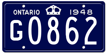 File:Canada Ontario license plate 1948 graphic.png