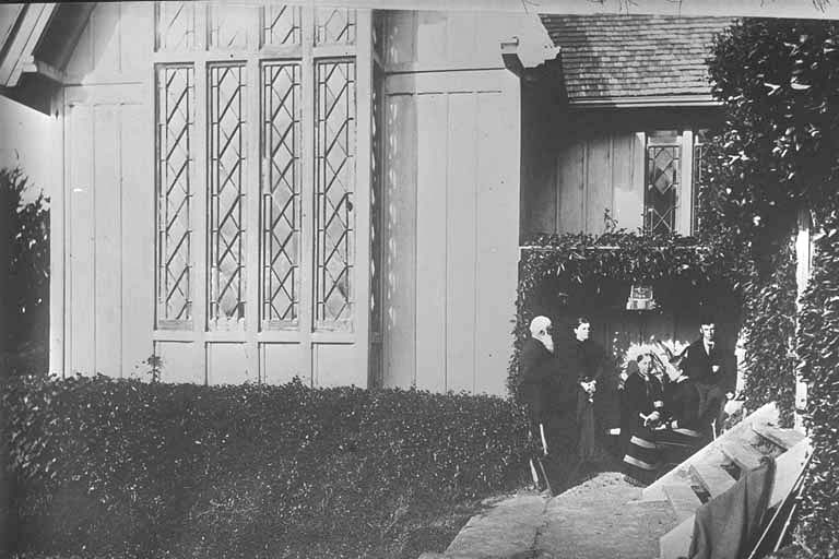 File:Dr Kinder and his family outside St Johns Theological College.jpg