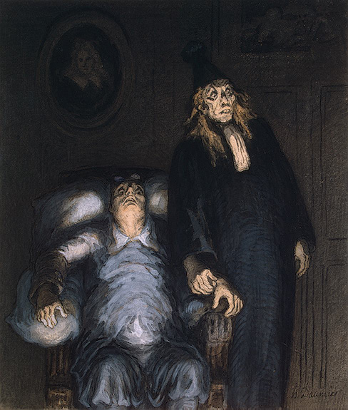 File:Honoré Daumier - Der eingebildete Kranke.jpg