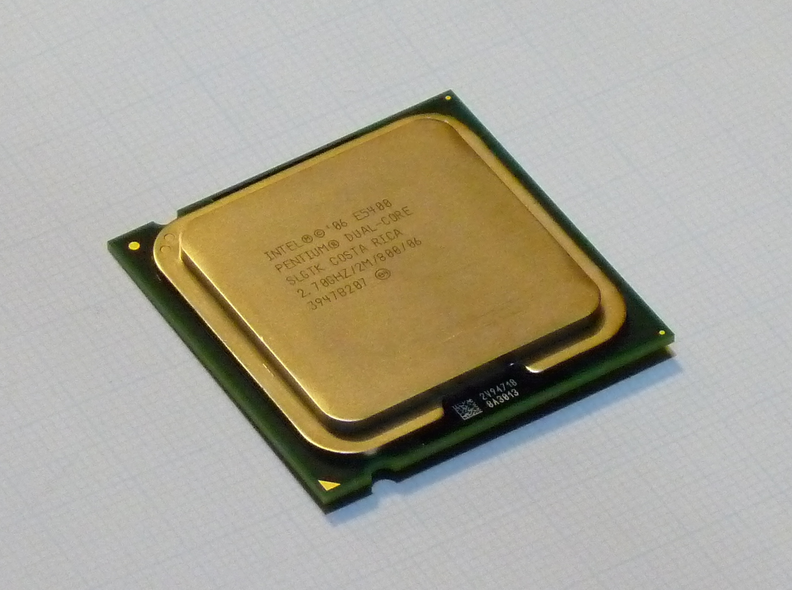 Intel Pentium Dual Core E5400