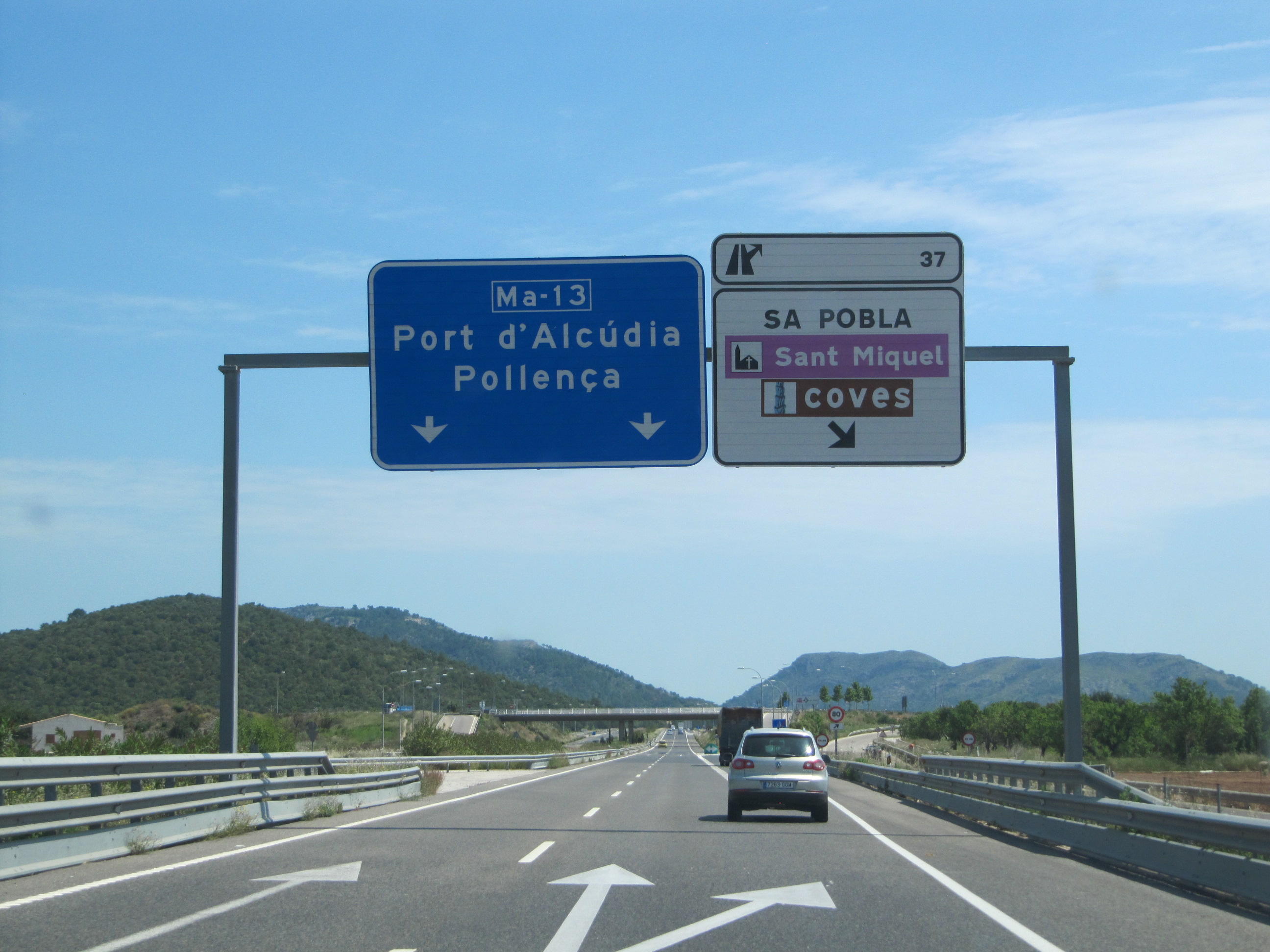 File Mallorca Ma 13 Motorway Jpg Wikimedia Commons