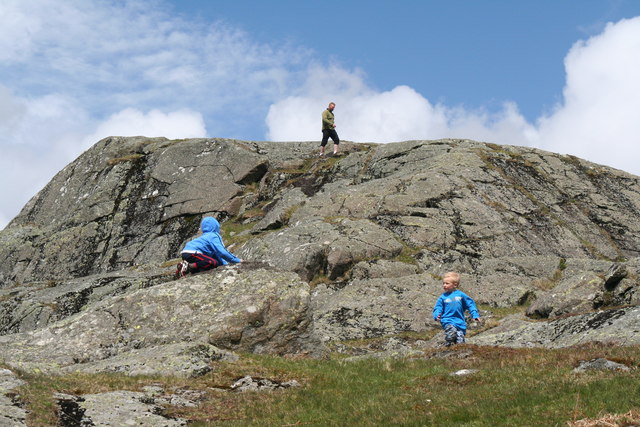 File:Rocks above Glen Lednock reservoir - geograph.org.uk - 1314601.jpg