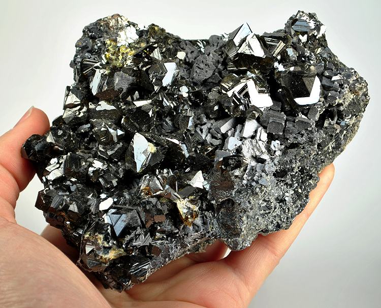 Gemstone,Gem, Crystals Beautiful Galena with Sphalerite from Krushev dol mine,Madan ore field,Rhodope Mts,Smolyan Oblast,Bulgaria,Minerals