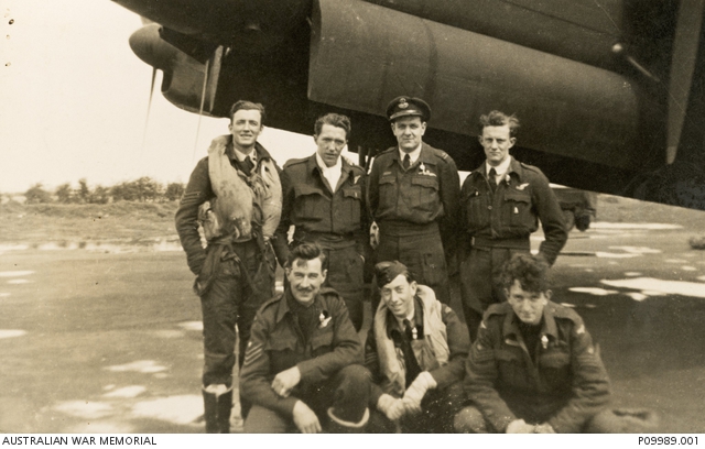 File:467 Squadron RAAF Lancaster A for Able aircrew AWM P09989.001.jpg