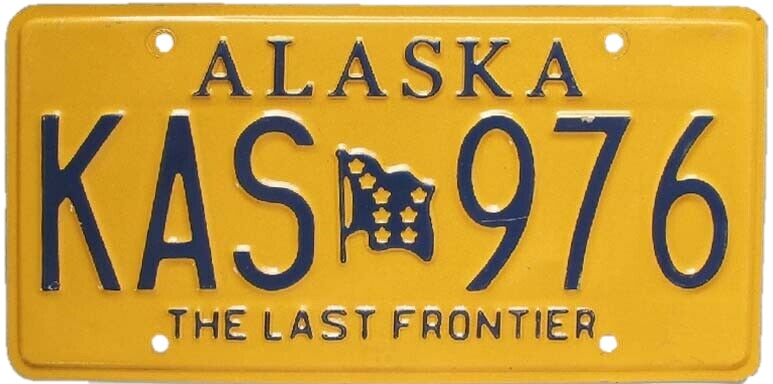 alaska state license plate 2022