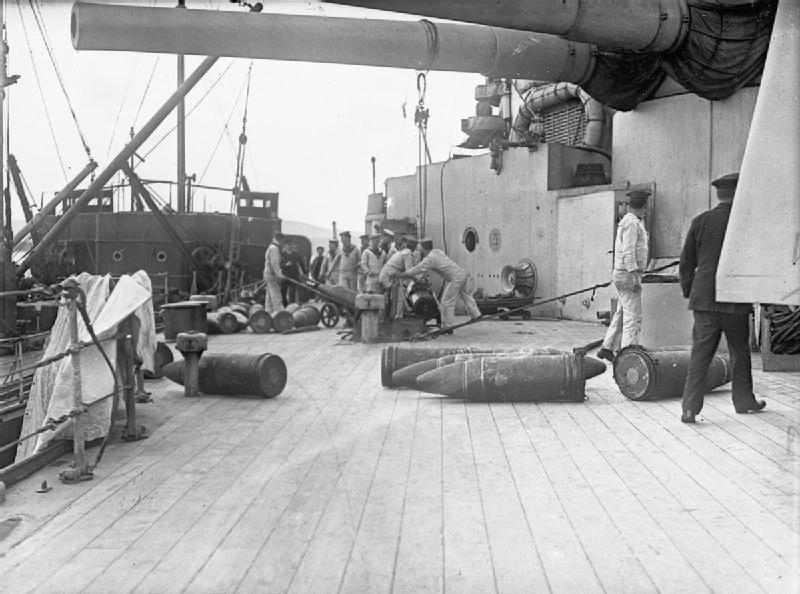 File:Ammunitioning HMS Emperor of India WWI IWM SP 1872.jpg