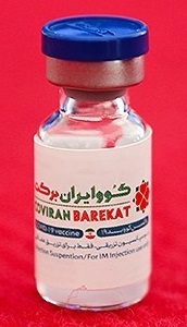 COVIran Barekat first locally developed COVID-19 vaccine to be approved for emergency use in the Middle East COVIran Barakat.jpg