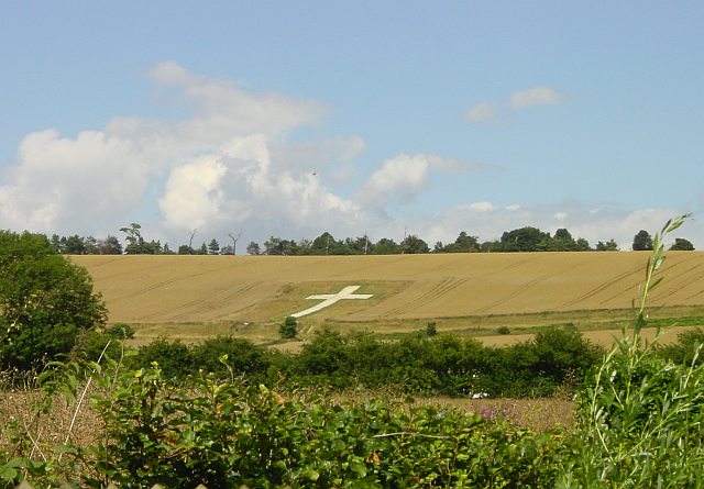 File:Chalk Cross War Memorial on Downs above Lenham - geograph.org.uk - 34747.jpg