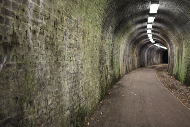File:Cycle path tunnel near Auchendinny - geograph.org.uk - 1547619.jpg