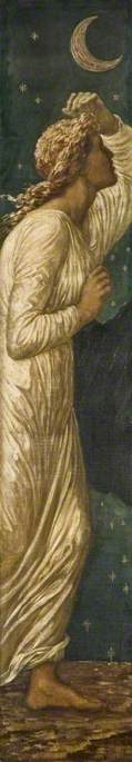 Edward Burne-Jones (1833-1898) - Psyche Gazes in Despair at Cupid (Palace Green Murals) - 1922P192 - Birmingham Museums Trust.jpg