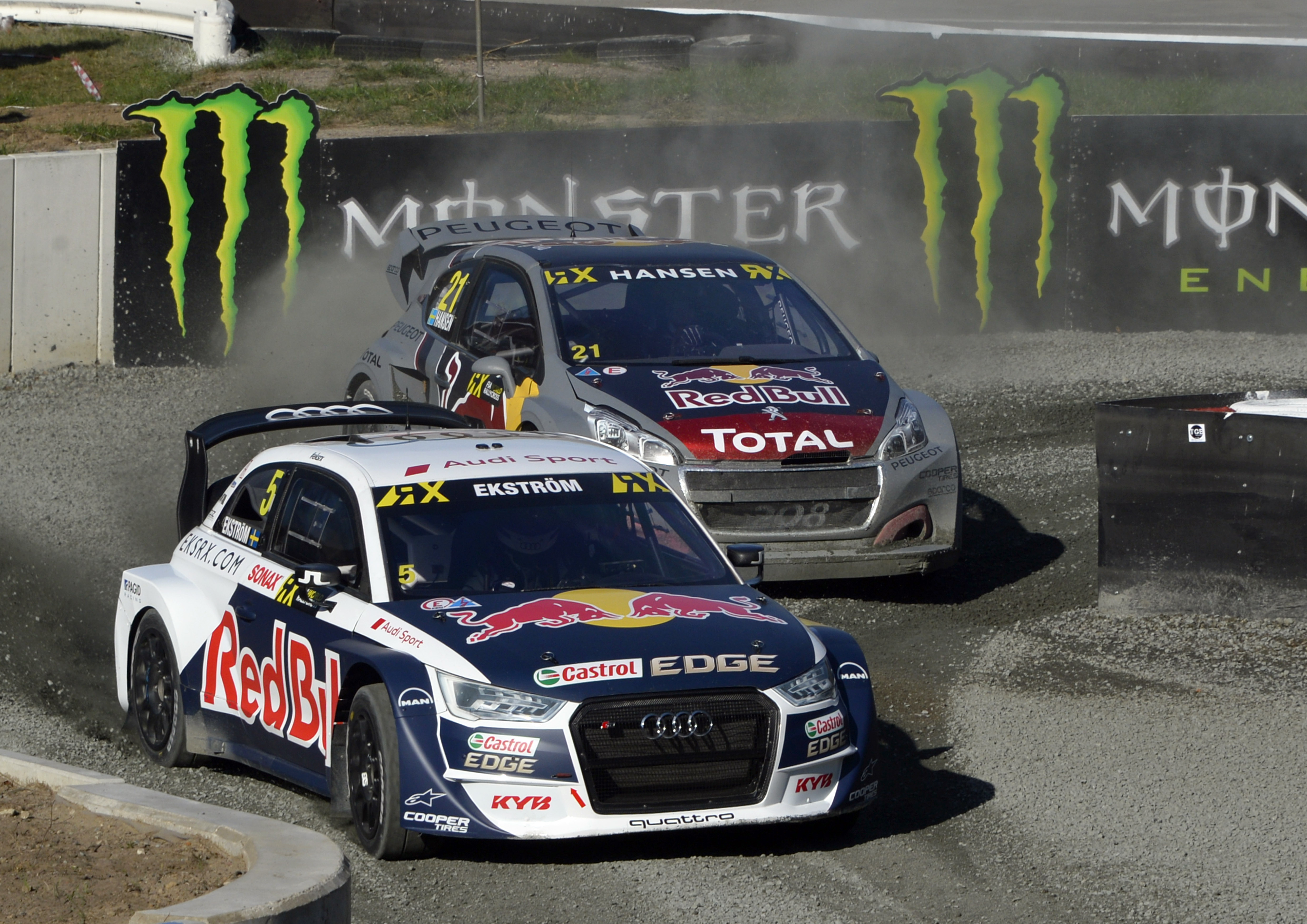 Rallycross event poster