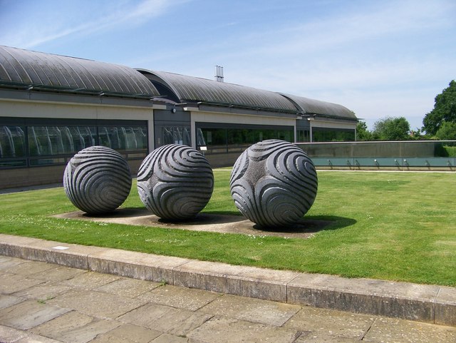 Giant seeds outside the Millennium Seed Bank at Wakehurst Place - geograph.org.uk - 836744