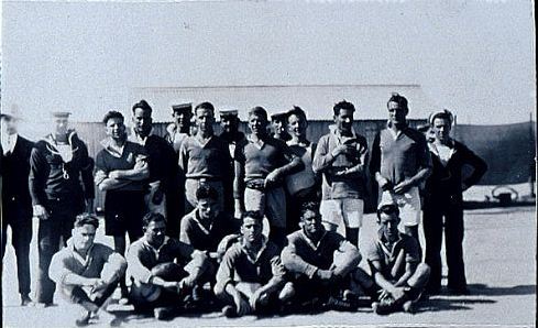 File:Group photograph of the 'Moresby' naval rugby team (7673637344).jpg