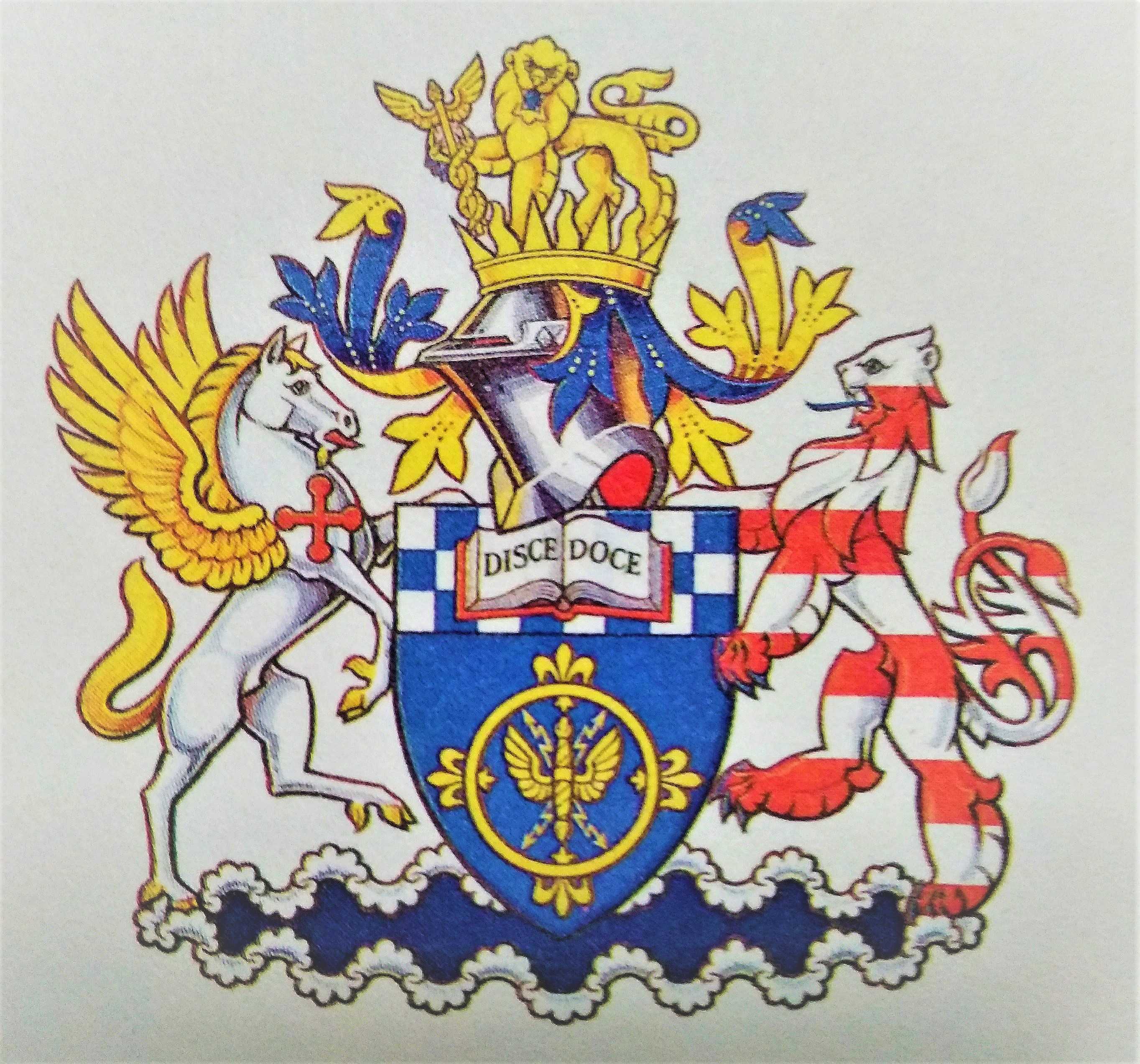 The old crest of IEE, UK