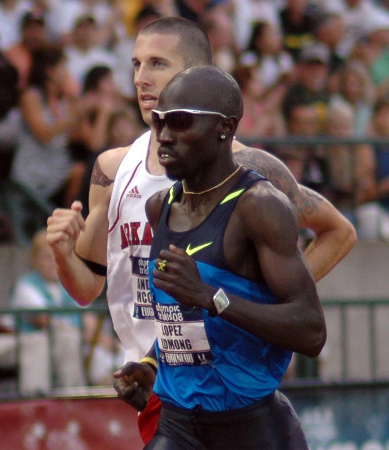 olympic male track runners