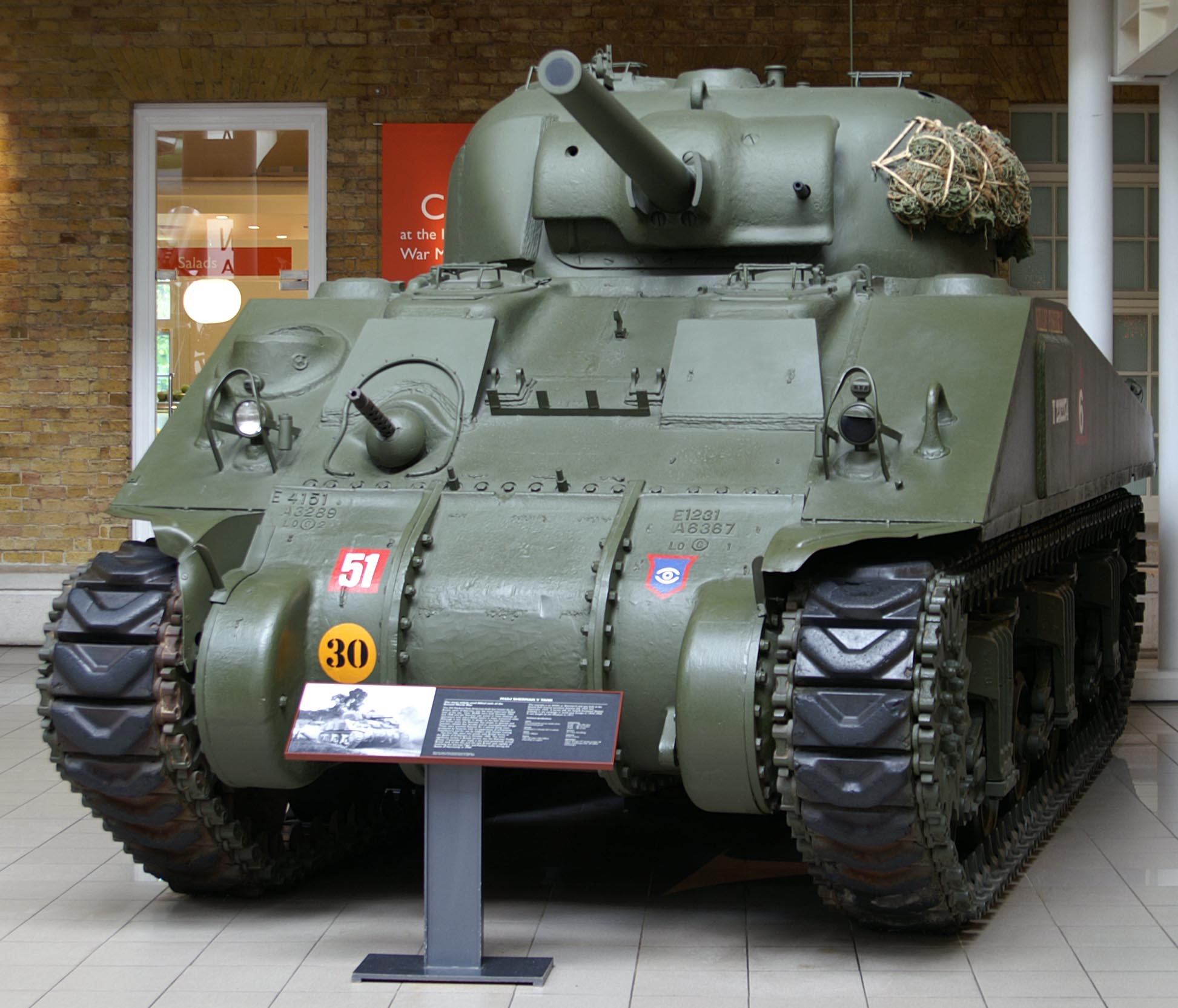 Imperial War Museum Sherman Tank gebaut Modell