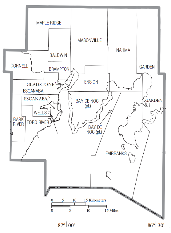 Delta County Michigan Map File:map Of Delta County Michigan With Municipal And Township Labels.png -  Wikipedia