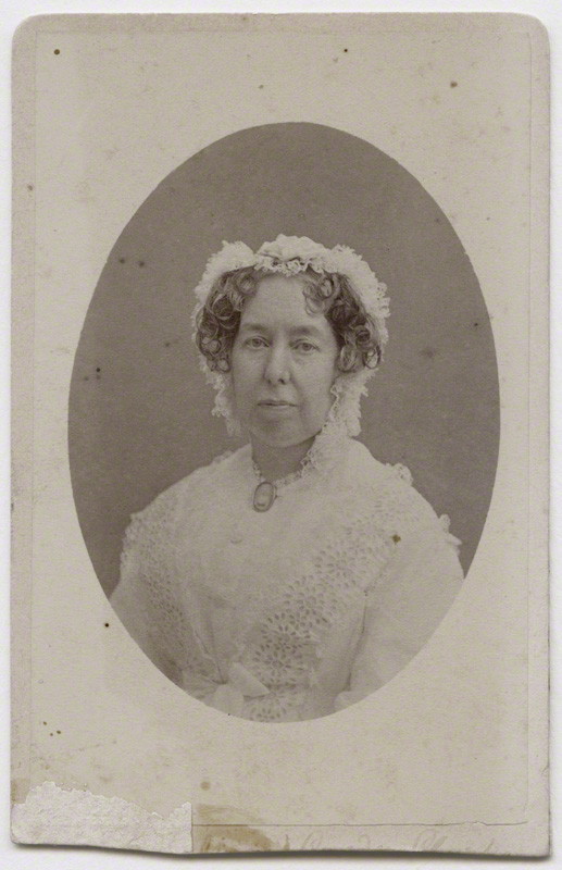 Portrait of Mary Cowden Clarke, {{circa|1870}}