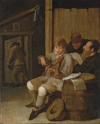 File:Mattheus van Helmont - A young fiddler making music.jpg