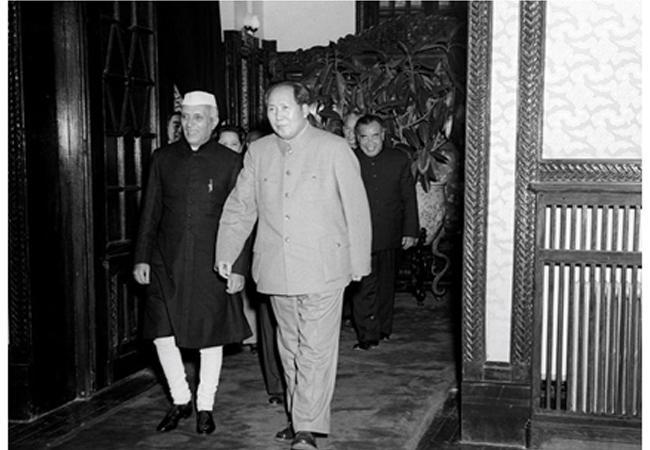 File:Prime Minister Nehru and Chinese Chairman Mao Zedong in Beijing.jpg