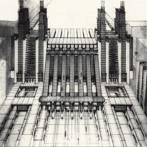 Entwurf von Antonio Sant'Elia