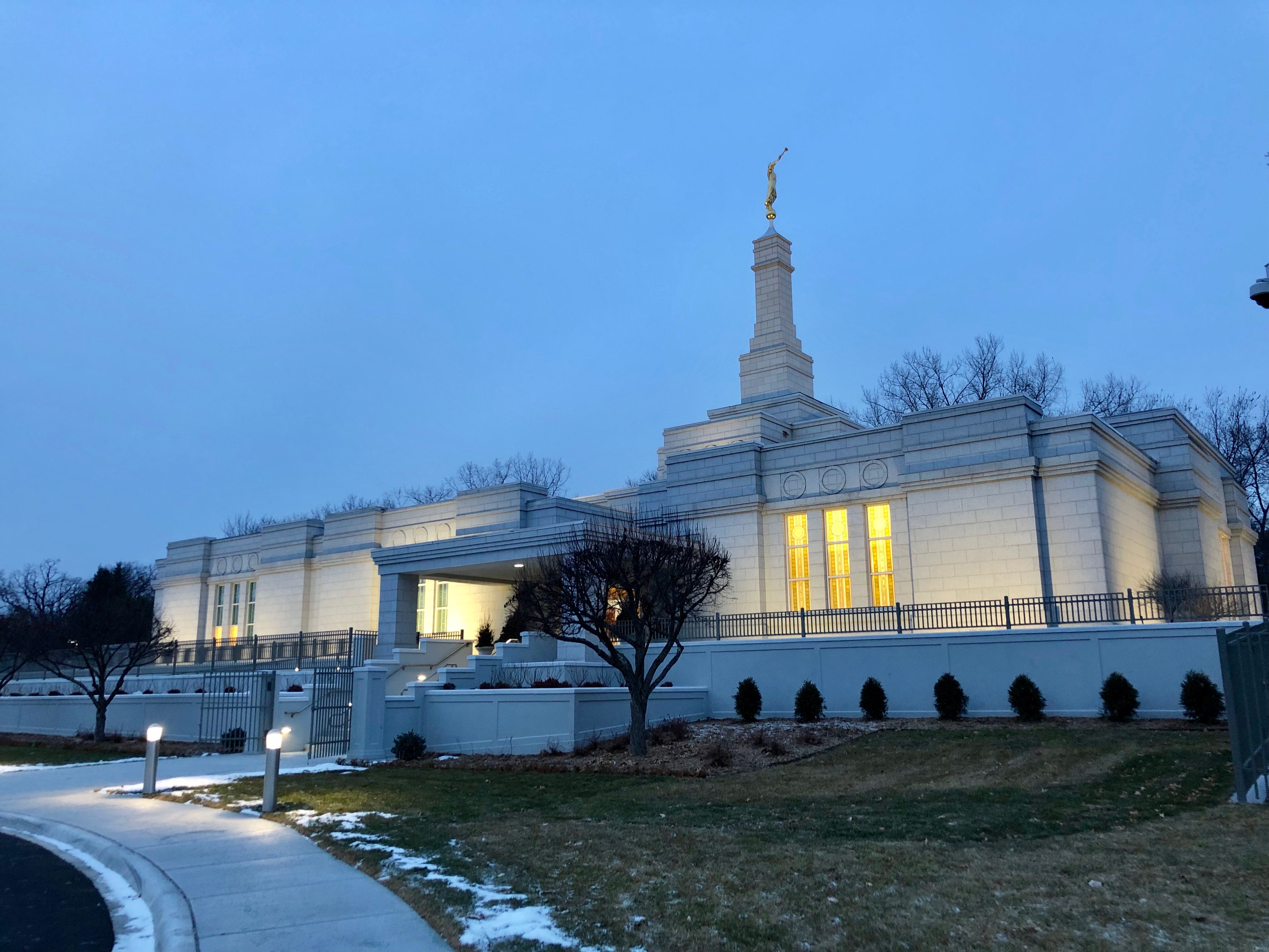 Regional map for the St. Paul Minnesota Temple