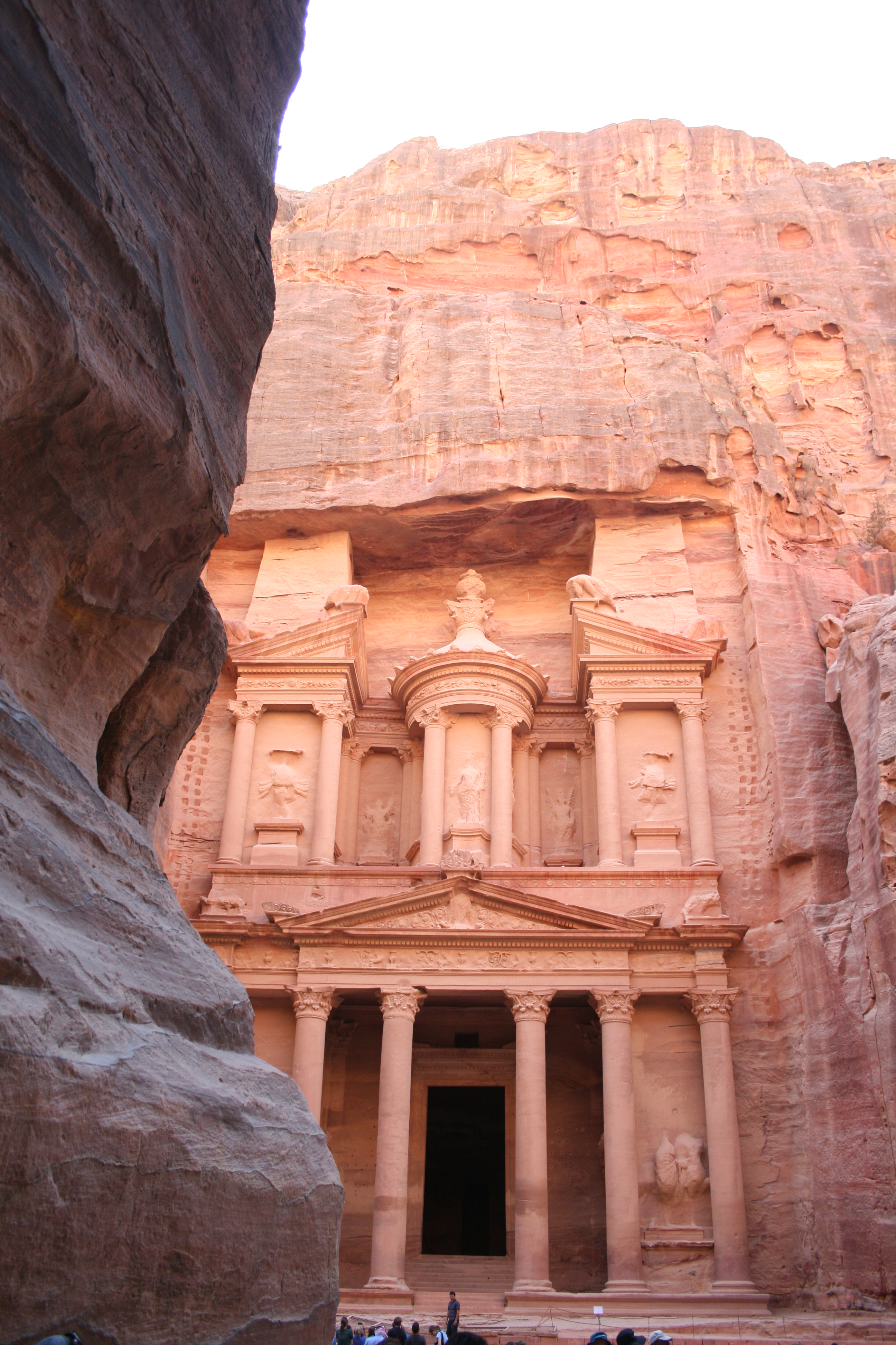 The treasury building at [[Petra