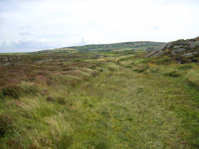 The coastal path east of Llam Carw - geograph.org.uk - 1411498