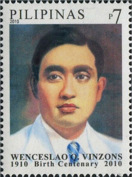 Wenceslao Vinzons 2010 stamp of the Philippines.jpg