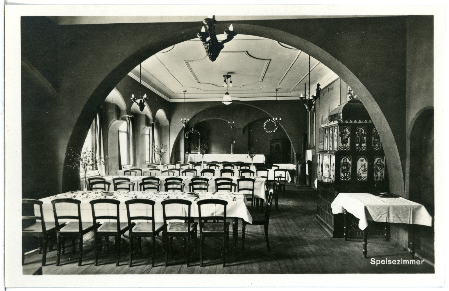 File24856 Meißen 1929 Erlanger Hof Speisezimmer - 