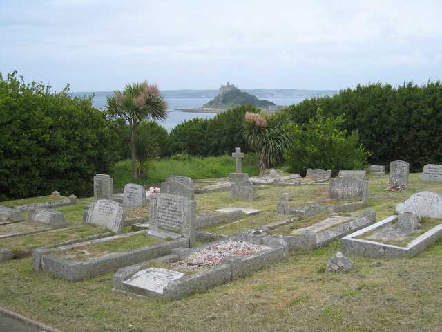 File:A corner of Marazion cemetery - geograph.org.uk - 830508.jpg