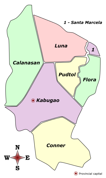 map of apayao