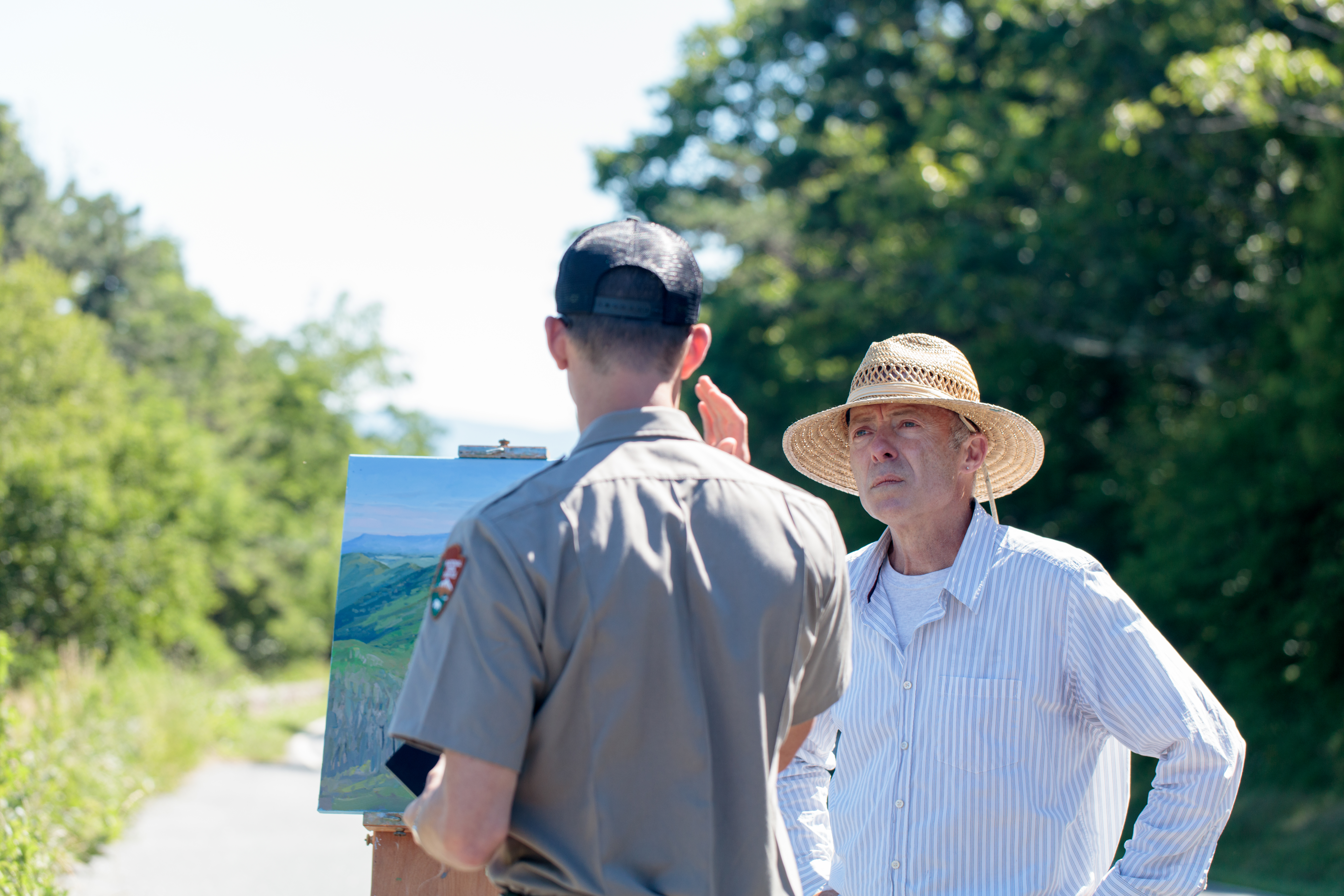 Shenandoah supplied the inspiration! Ranger Brett Raeburn conducted a Snapchat session on June 21, 2017, at Two Mile Overlook and Blackrock Summit. Date