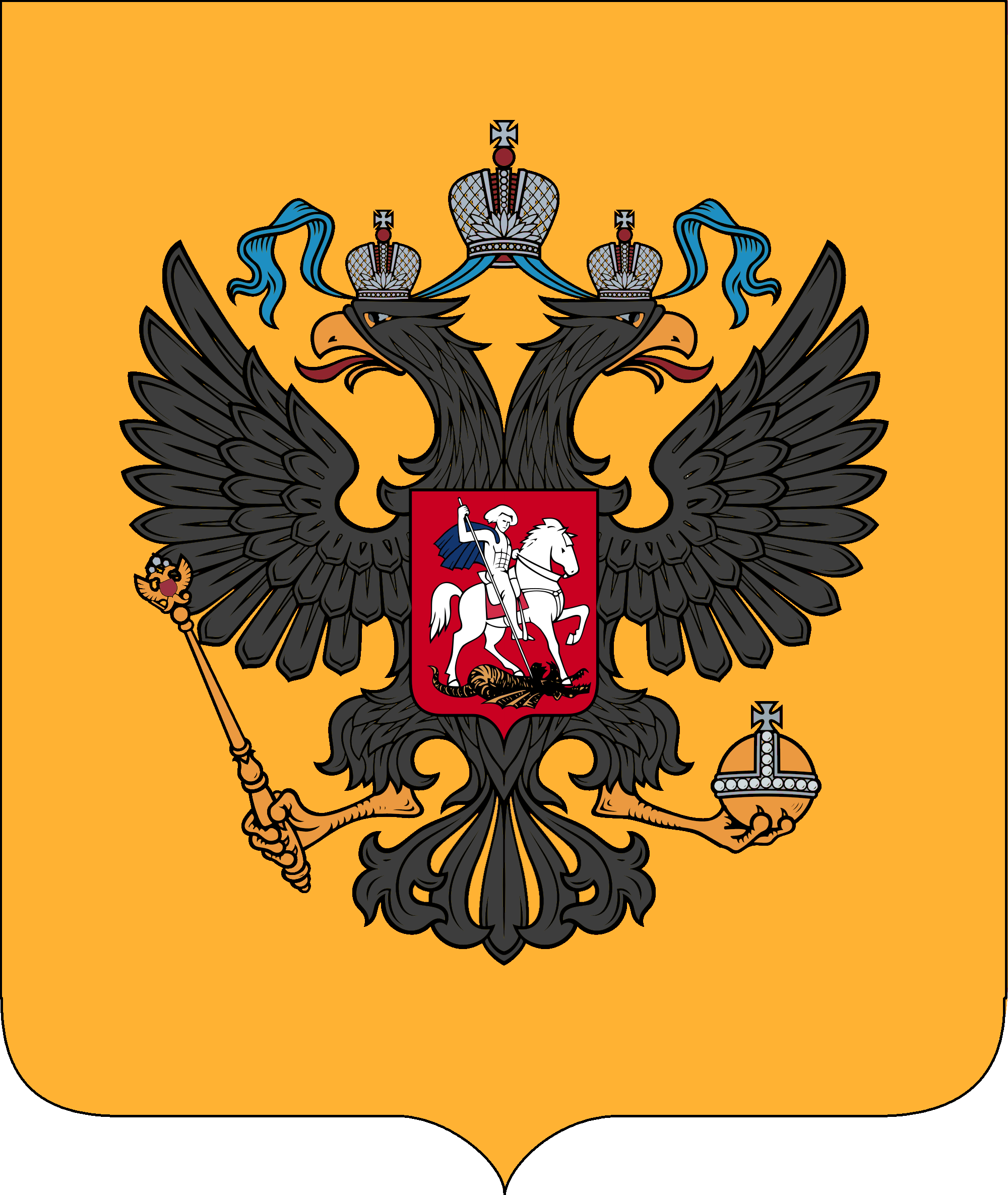 File:Flag of Russia with coat of arms in imperial colors.png - Wikimedia  Commons