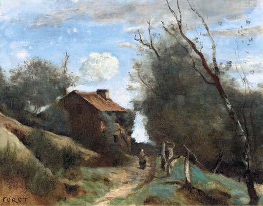 File:Corot - Chemin conduisant vers une maison dans la campagne, R975, circa 1862-1864.jpg