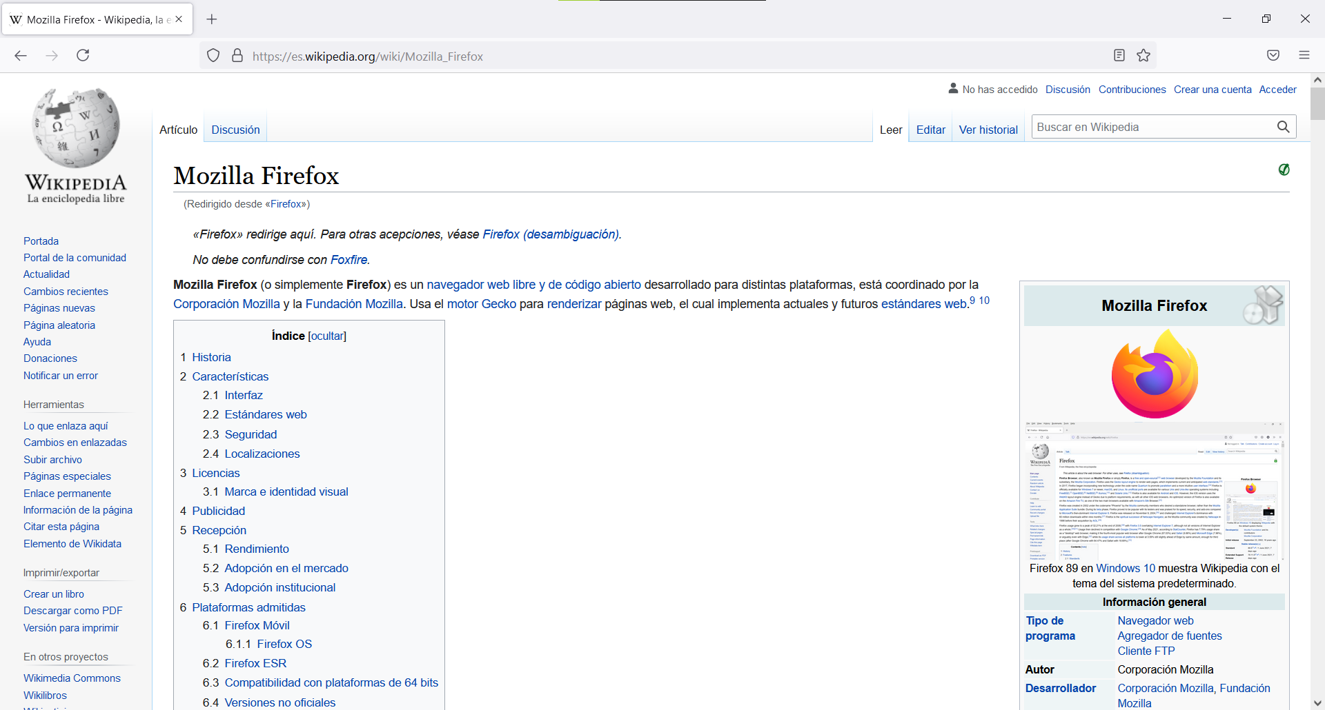Humo Colgar Zumbido Mozilla Firefox - Wikipedia, la enciclopedia libre
