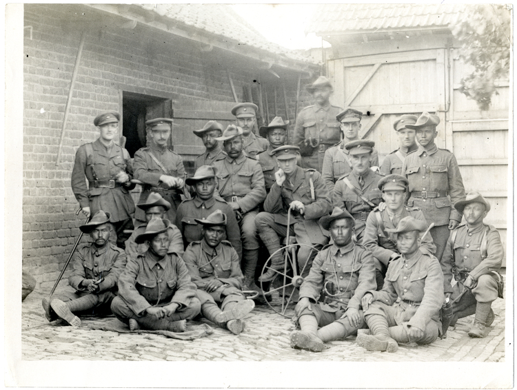 File:Group of British and Indian officers 1-4th Gurkhas (Photo 24-99).jpg