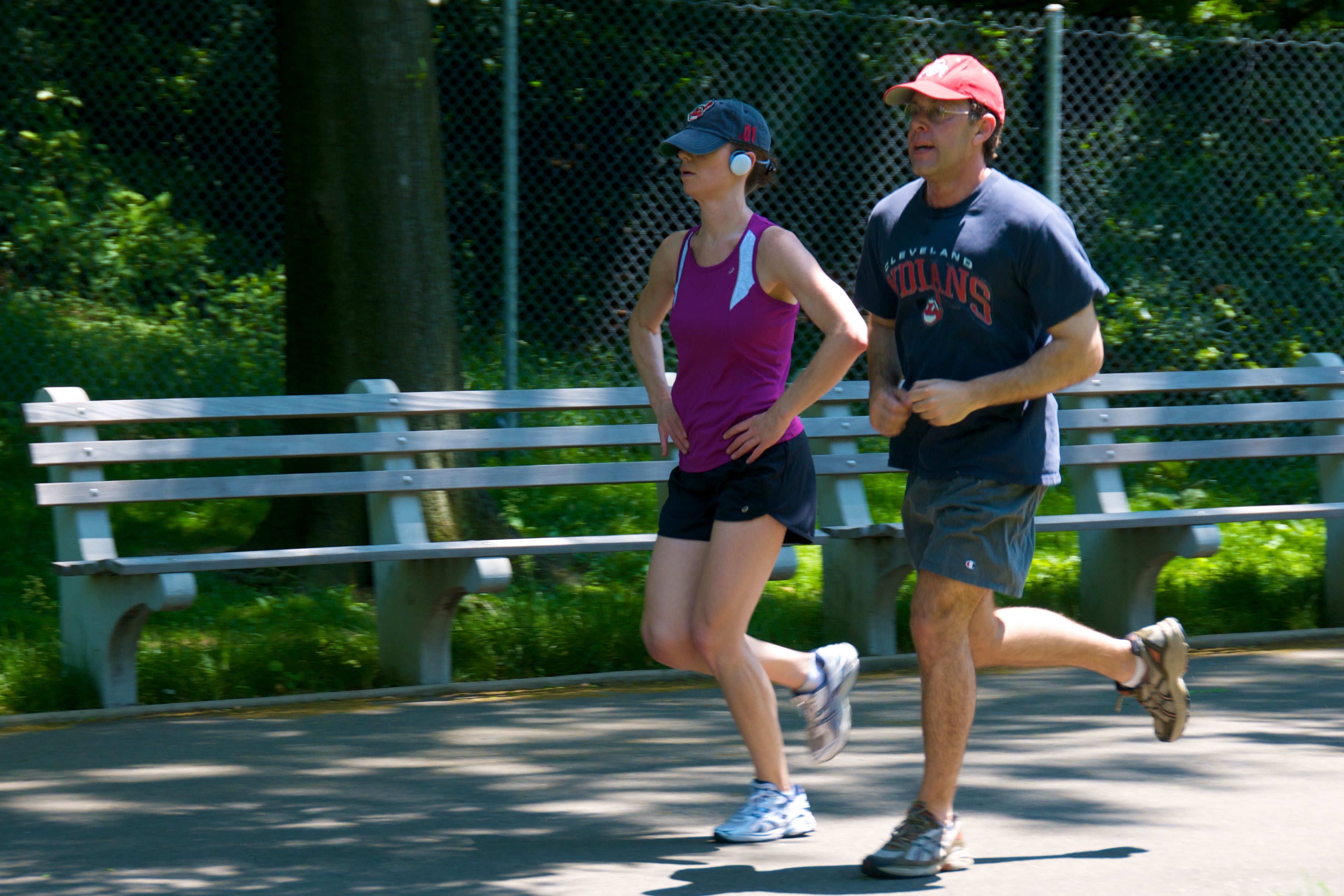 Jogging couple