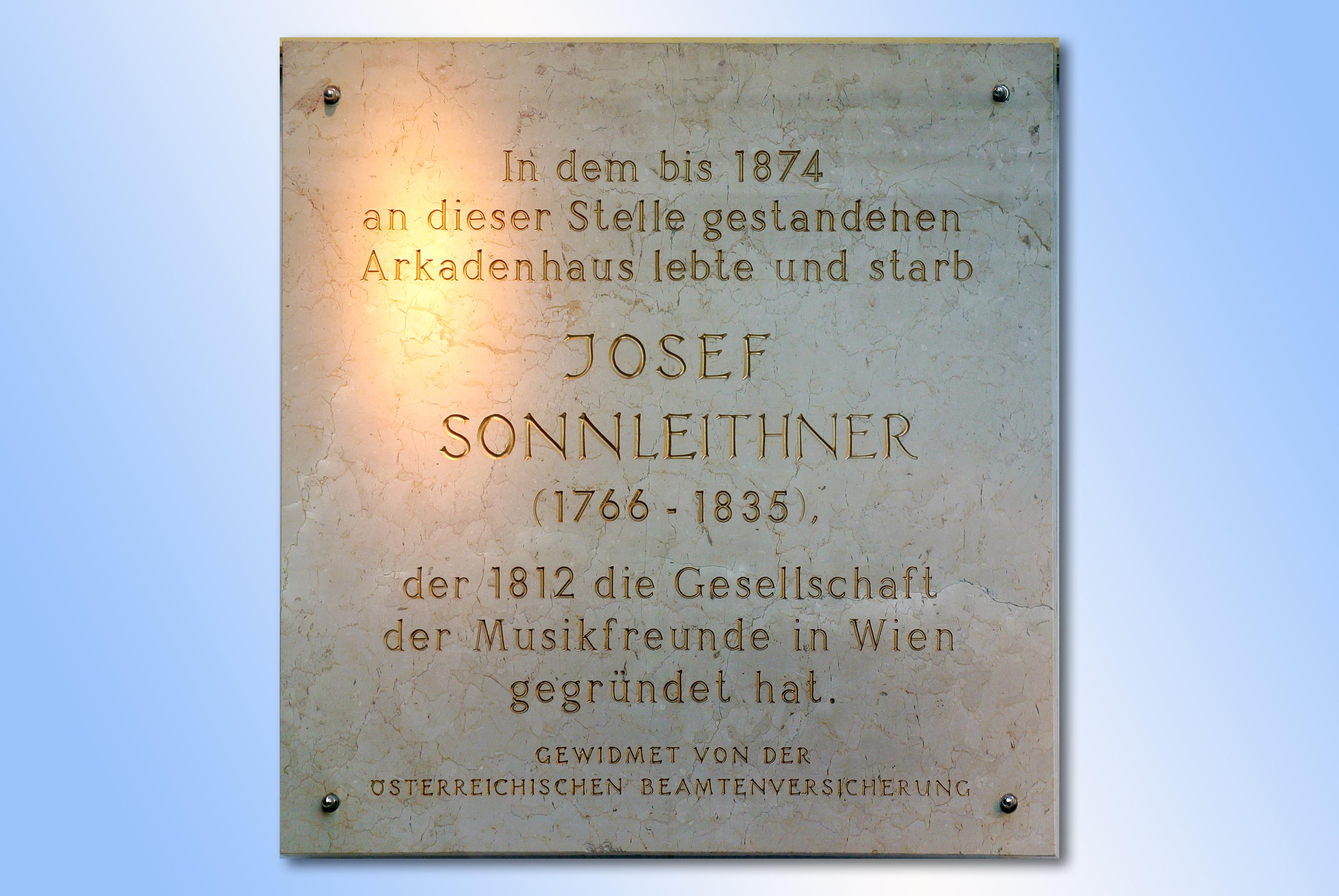 Josef Sonnleithner Gedenktafel, Wien 1.,Grabenhof 1 (viennpixelart).jpg