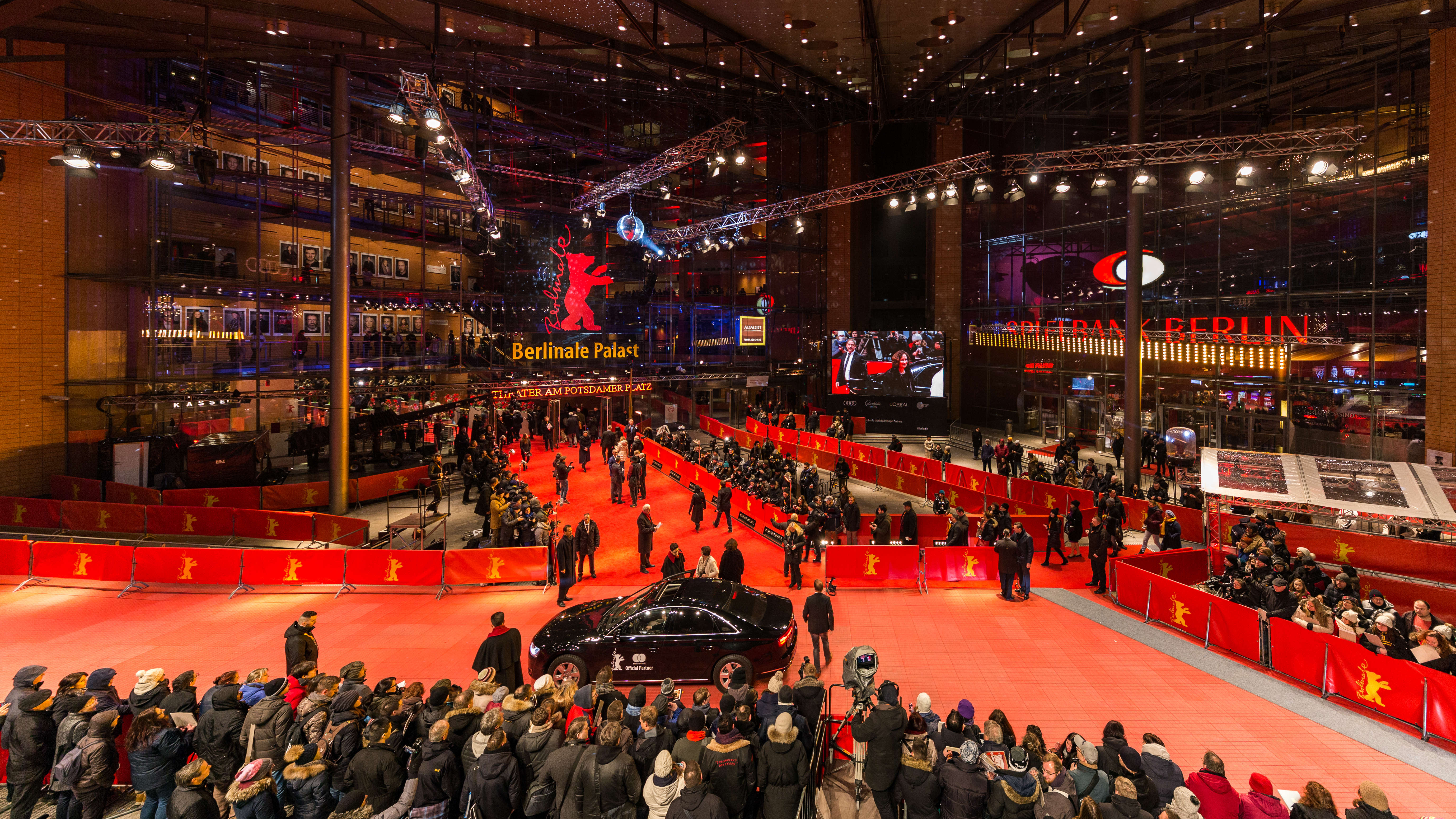 The red carpet during at the Berlinale Palast the the berlinale premier of Viceroy's House