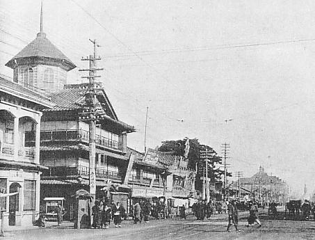 Hirokoji in Nagoya during the Meiji era