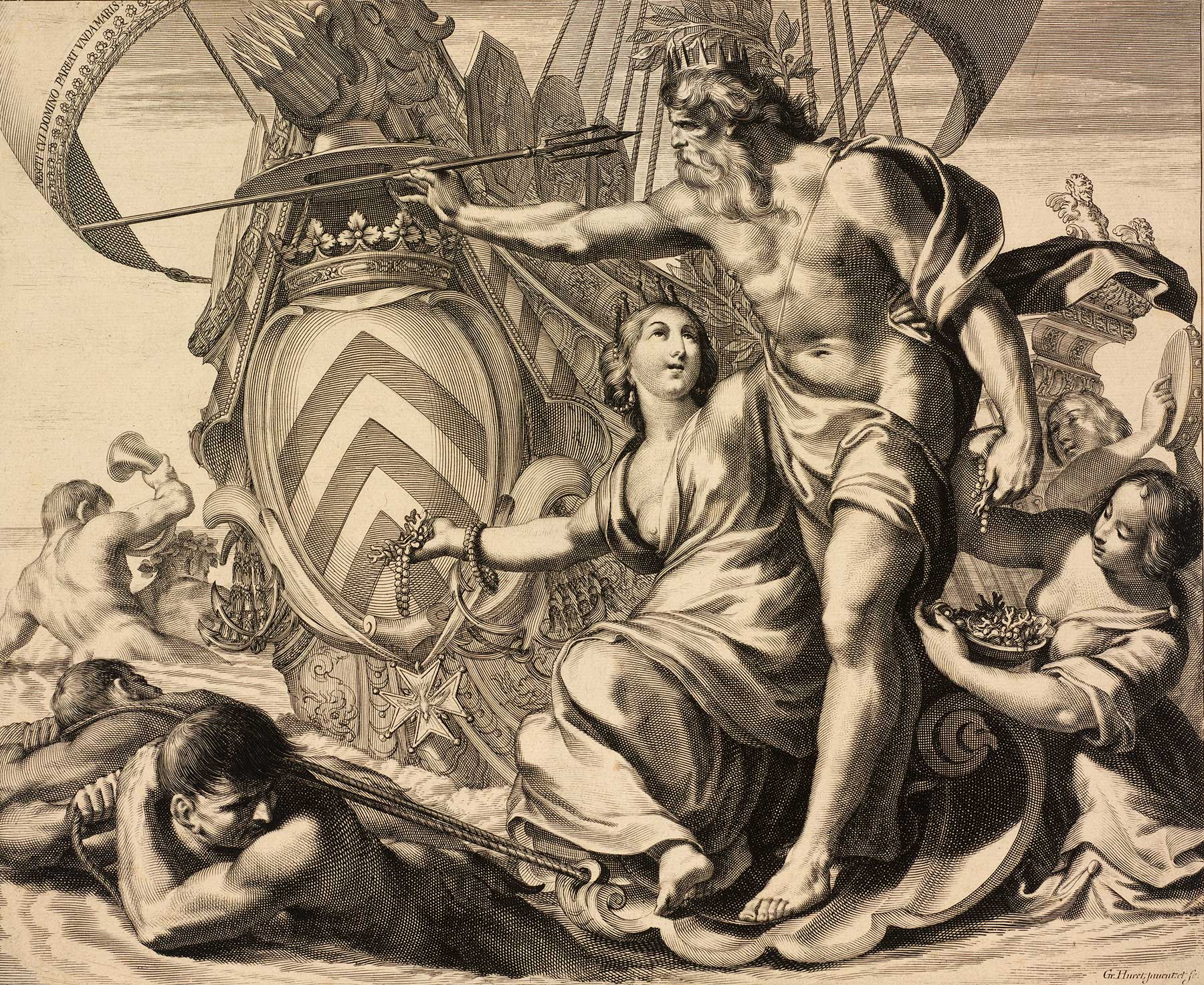 Neptun i Tetida nose bogatstva Carstva kardinalu Richelieu