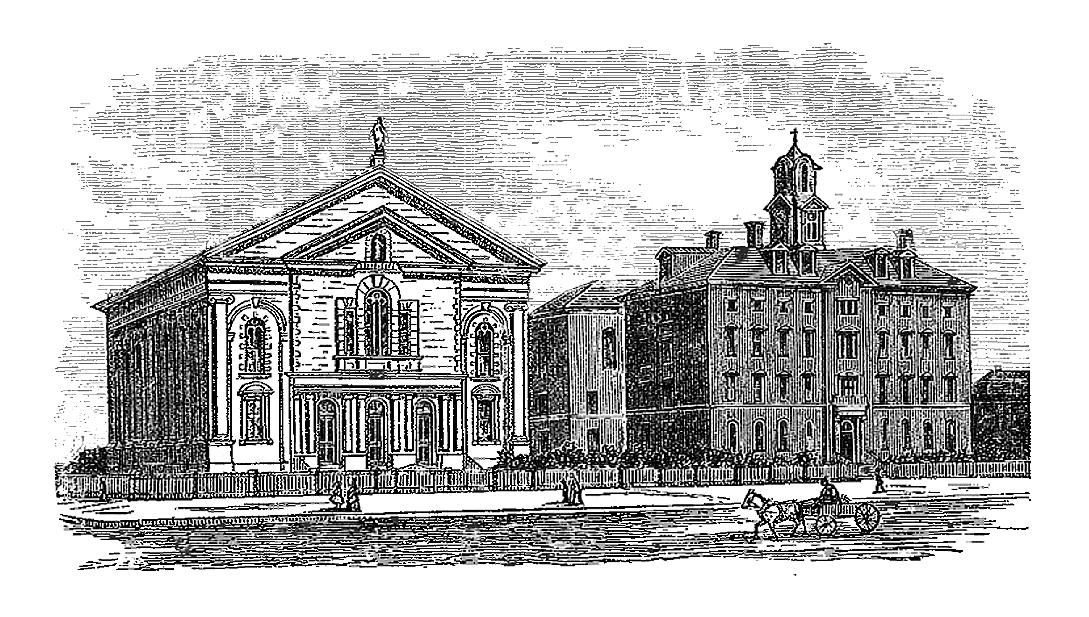 ボストン市内にあった頃のボストン・カレッジ