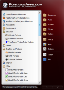 PortableApps.com platformasi menyusi