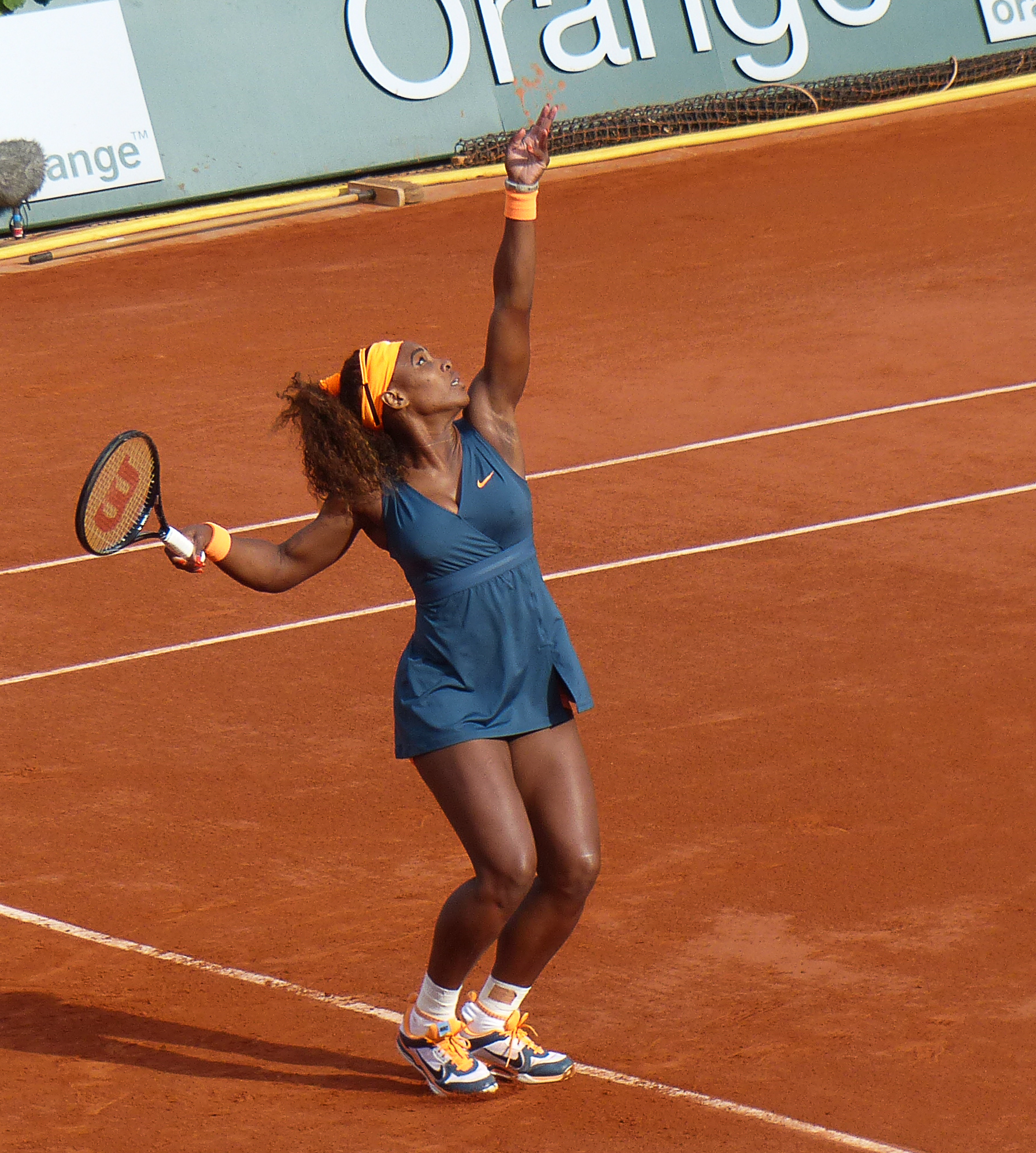 FileSerena Williams Roland Garros 2013 009.jpg Wikimedia Commons