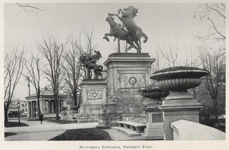 File:Southerly Entrance, Prospect Park, Brooklyn, NYC 1902.jpg